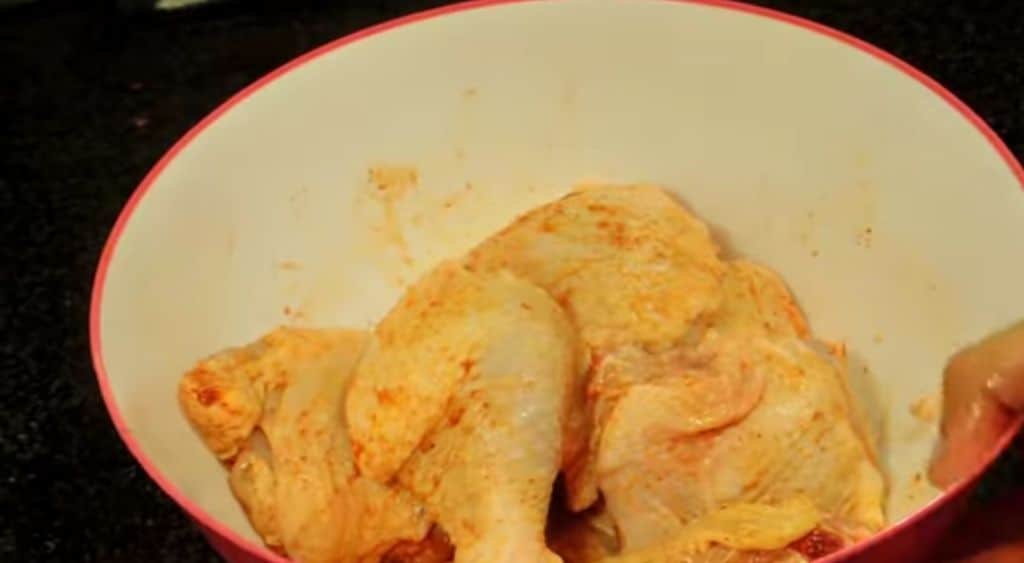 coated chicken pieces for broasted chicken recipe