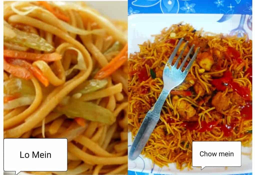 What is the different between chow mein and lo mein