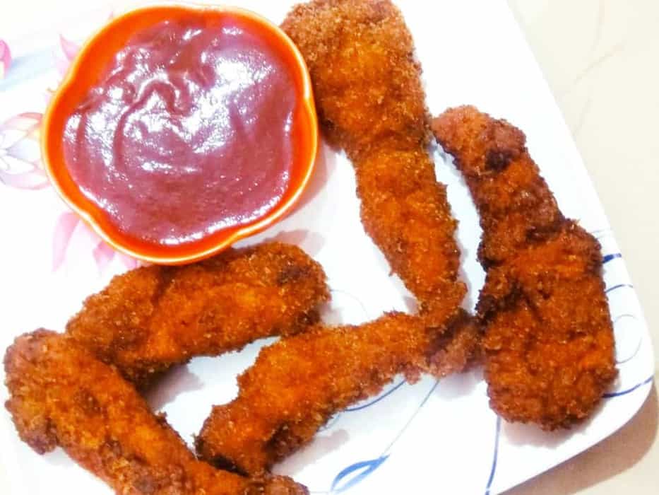 How to deep fry chicken strips