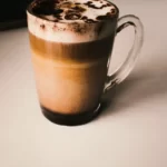 Indian hot chocolate in a big coffee cup