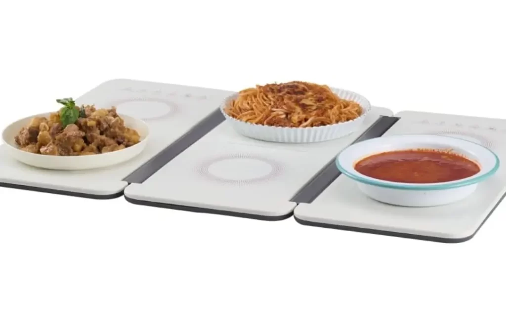 Hot Food tray with food